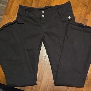 Black Flare Pants